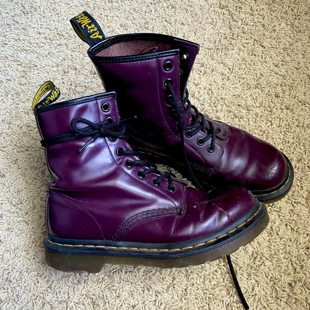 Purple Dr. Martens